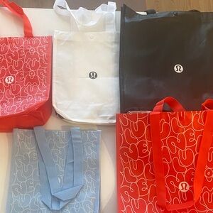 lululemon athletica Colorful Tote Bag Medium/Large Collection of Five